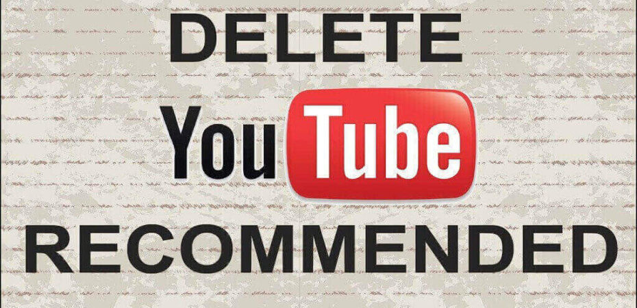 How to Delete Recommended Videos on YouTube