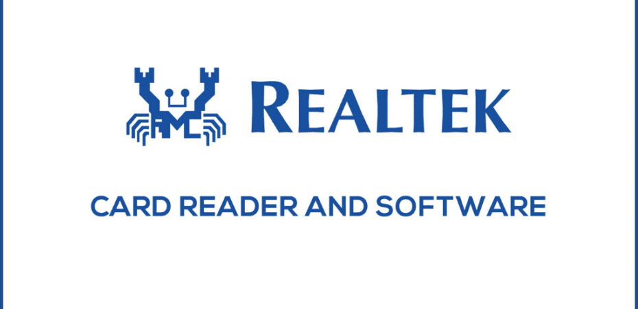 Realtek Card Reader Software