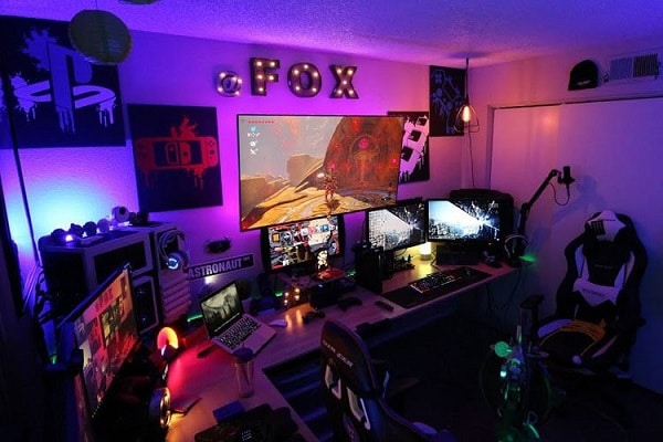 Have a comfortable gaming space