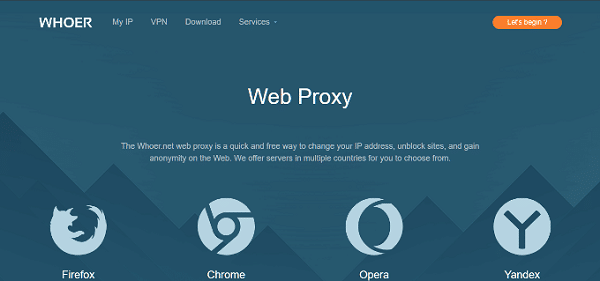 Use Web Proxy Sites