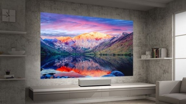 A Large TV/projection screen