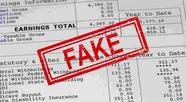 How to Avoid Fake Check Stubs