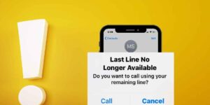 How to fix “last line no longer available” on iPhone.
