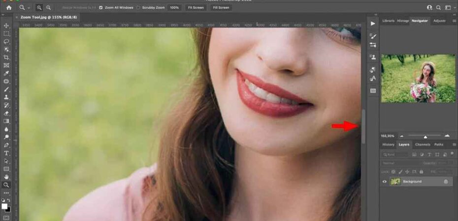 How to Zoom In on Photoshop