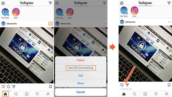 How to Disable Comments on Instagram Posts