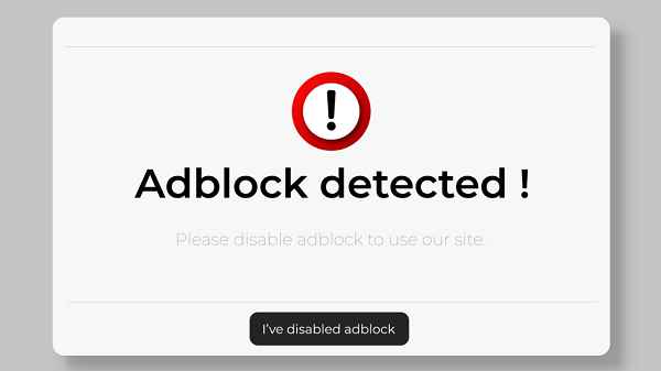 Disable Ad-blocker