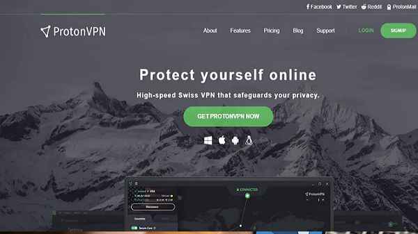 ProtonVPN Best for Security