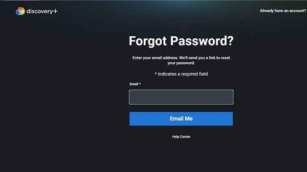 Auth.Discovery PlusReset-Password Change or Reset Your Discovery+ Passwords Easily!