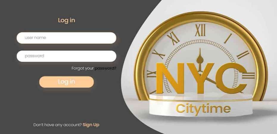 NYC CityTime Login Page at a826-ra.dep.nyc.gov (Full Guide)