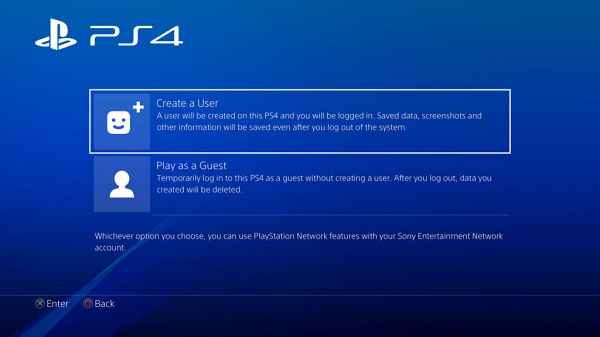 Creating a PlayStation Network Account