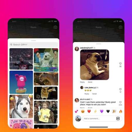 How to Comment GIF on Instagram