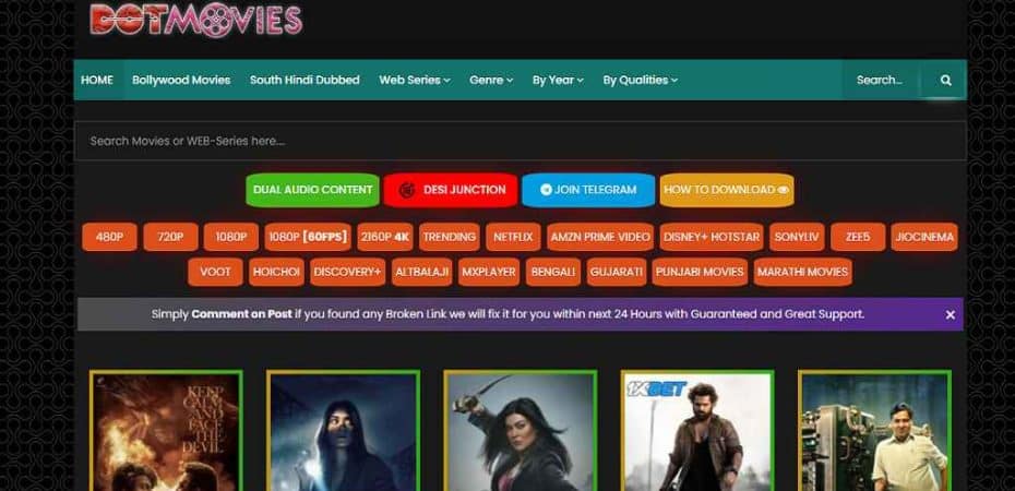 DotMovies (2023) Latest Hindi Movies And Web Series Online