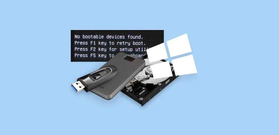Solution for No Boot Device Found on Windows 10