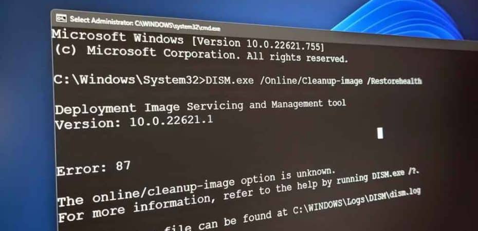 DISM Error 87 On Windows Causes & Quick Fixes